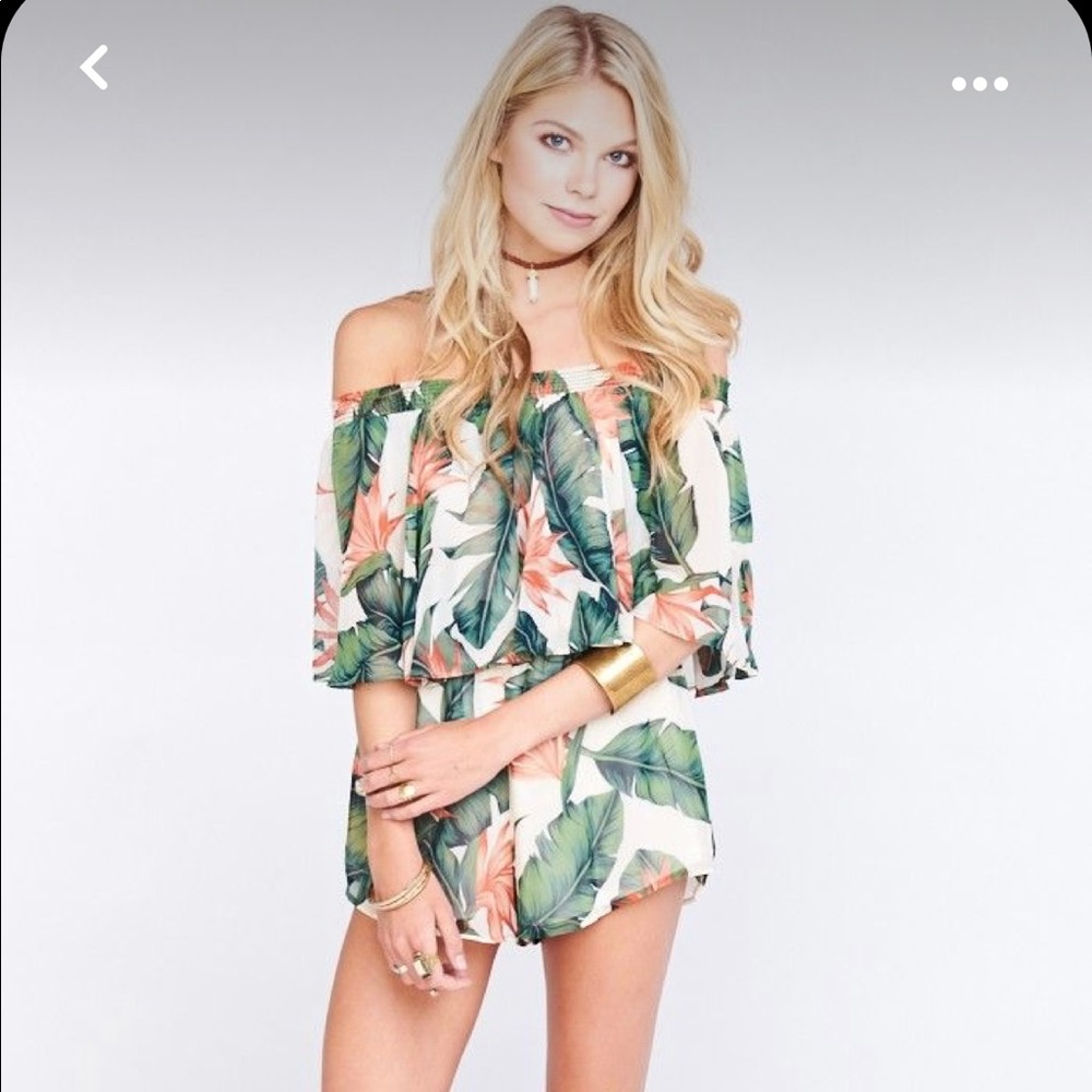 Show Me Your Mumu Paradise Found Romper